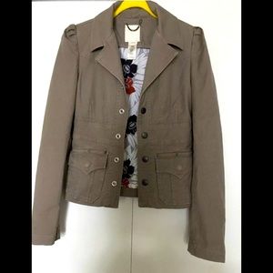 DIESEL Military FIELD SAFARI Denim Jacket Size XS Classic 97% Cotton Casual